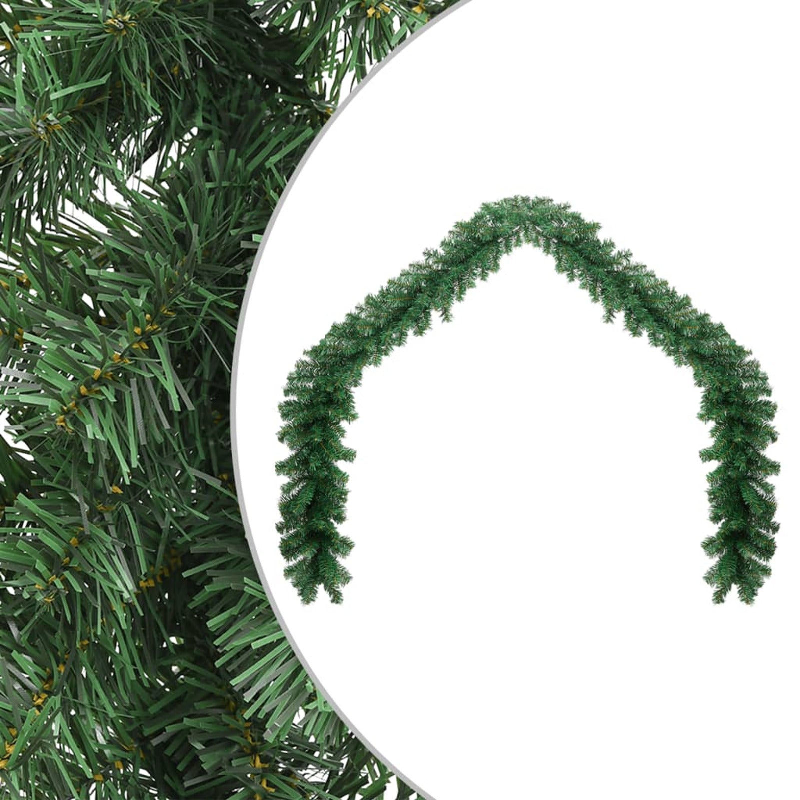 Christmas Garland PVC 16 ft U7991