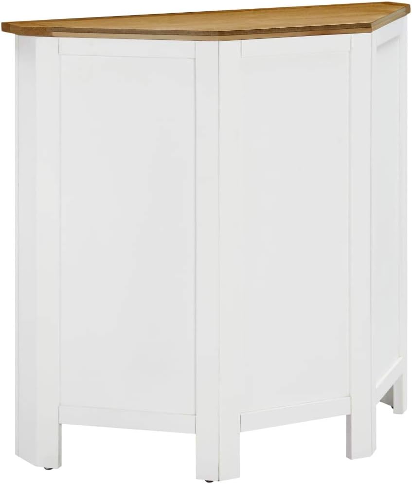 Corner Cabinet Solid Oak Wood S799279