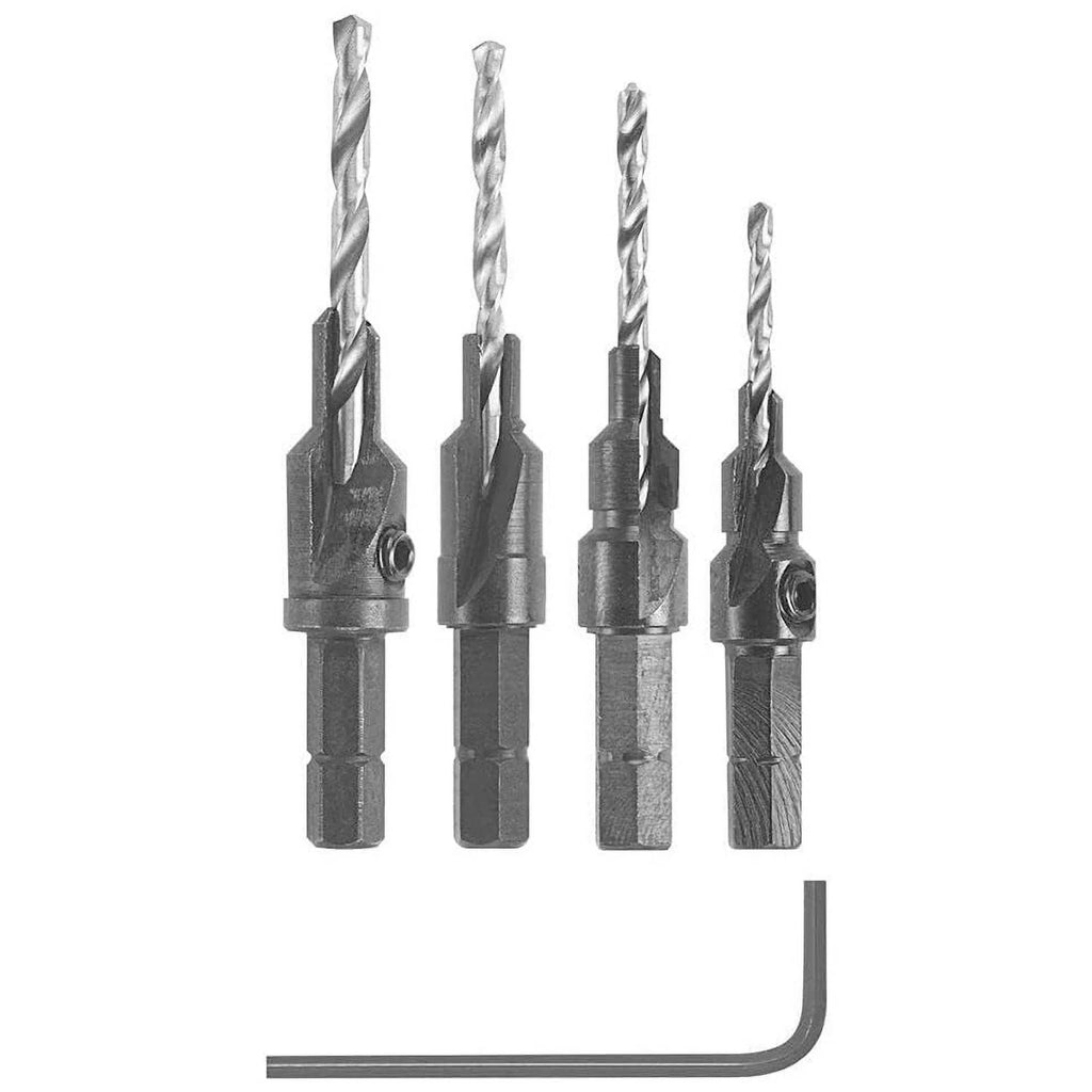 5-Piece HEX Shank Countersink Screw Pilot Set L842