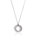 Diamond Circle Pendant in Platinum 0.75 CTW G781
