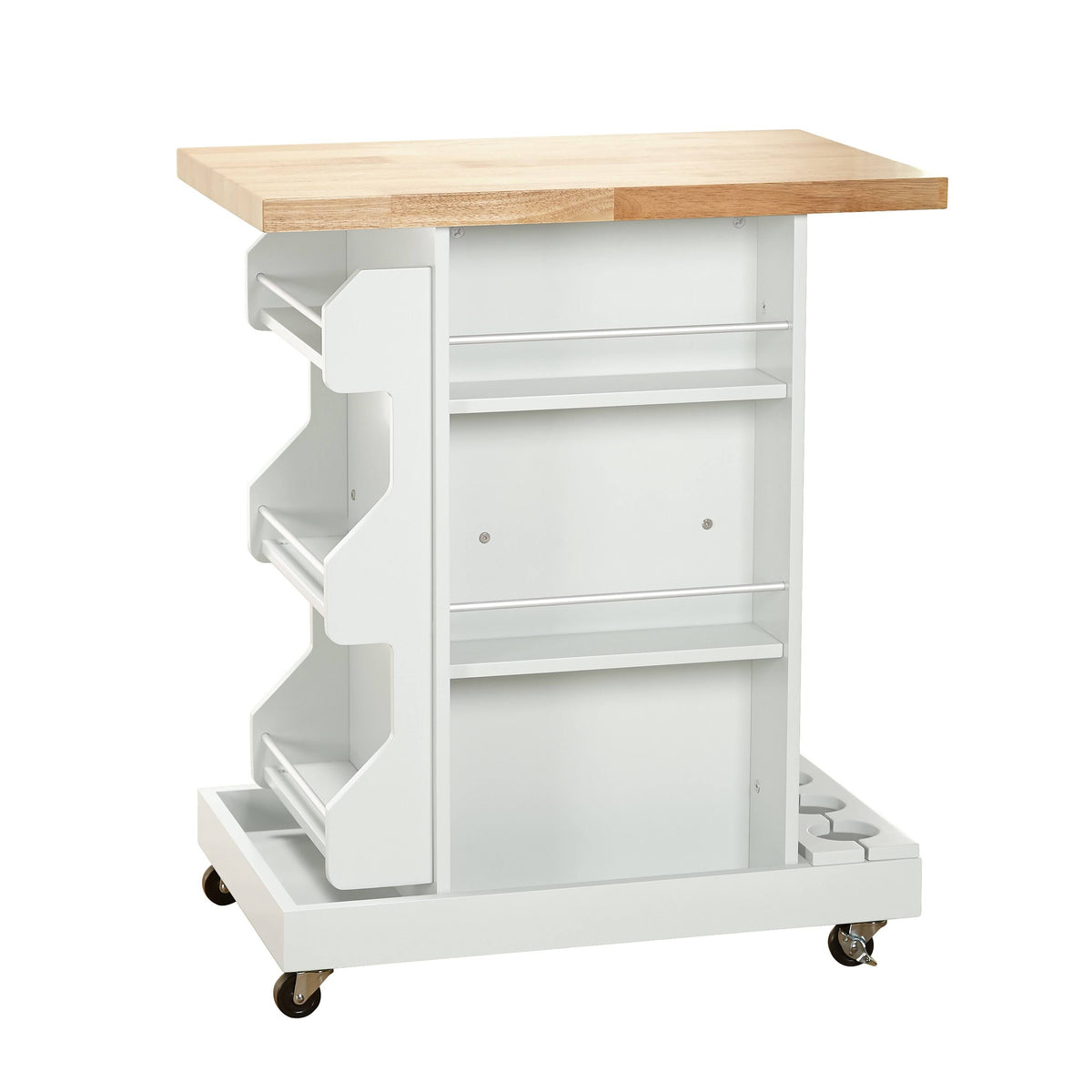 White Kitchen Cart Y68897