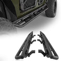 Pair Side Steps Running Board Nerf Bar Black F3729