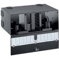 4U Black Rack Mount Fiber Optic Splice Enclosure G3744