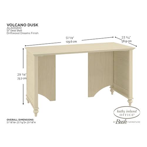 Driftwood Dreams 51W Desk L2837