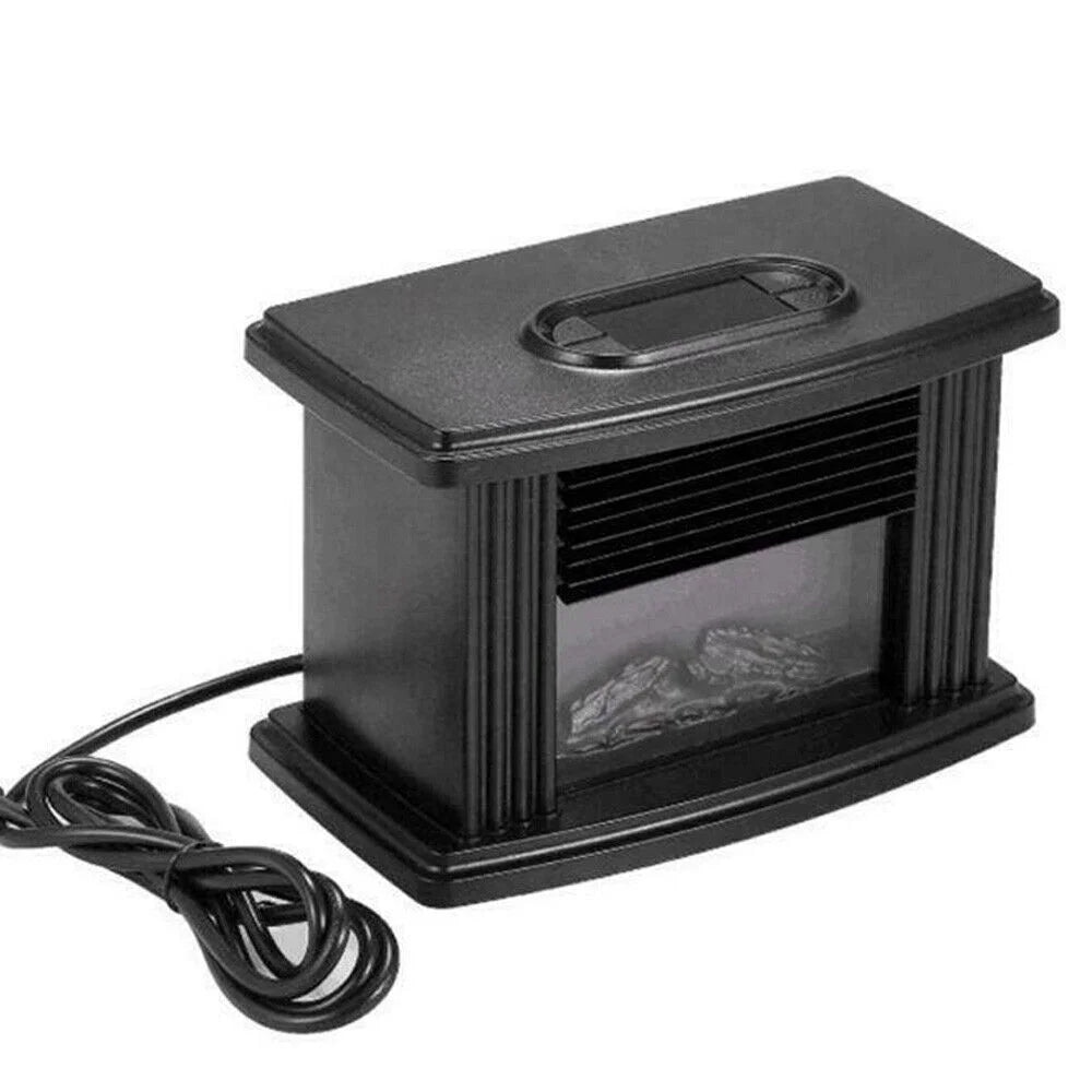 3D Electric Fireplace, 1000W Small Air Heater W164654