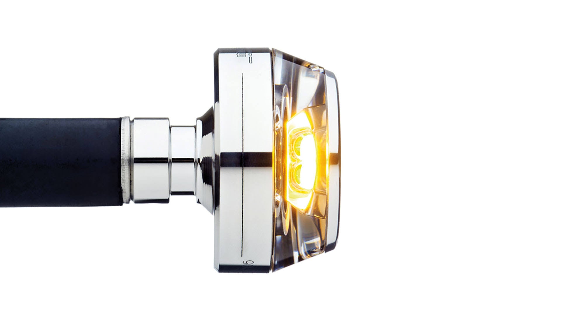 Polished Silver Handlebar End Indicators P32987