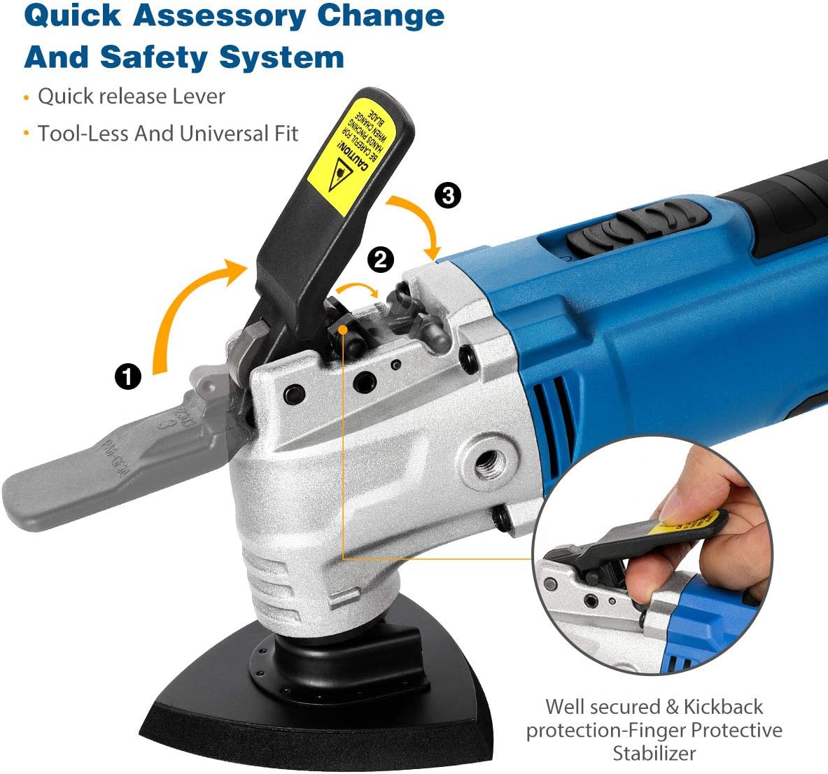 Oscillating Multi Tool with 35 Pc Accessories, Pack of 2 I57910