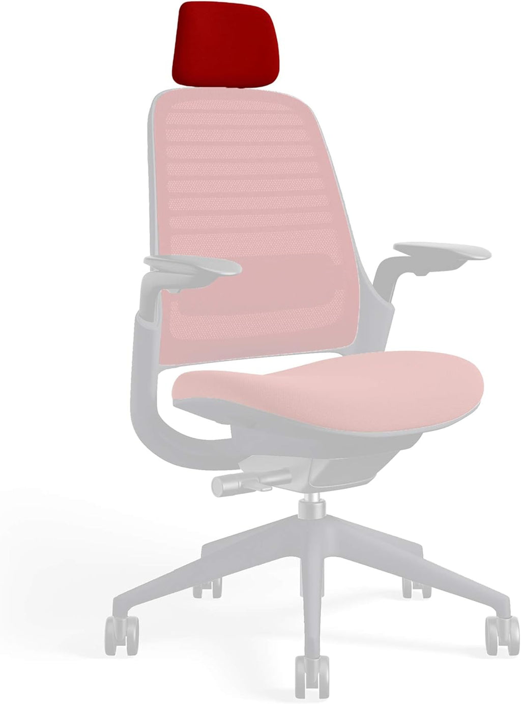 Black Frame 3D Microknit Fabric Headrest D5175
