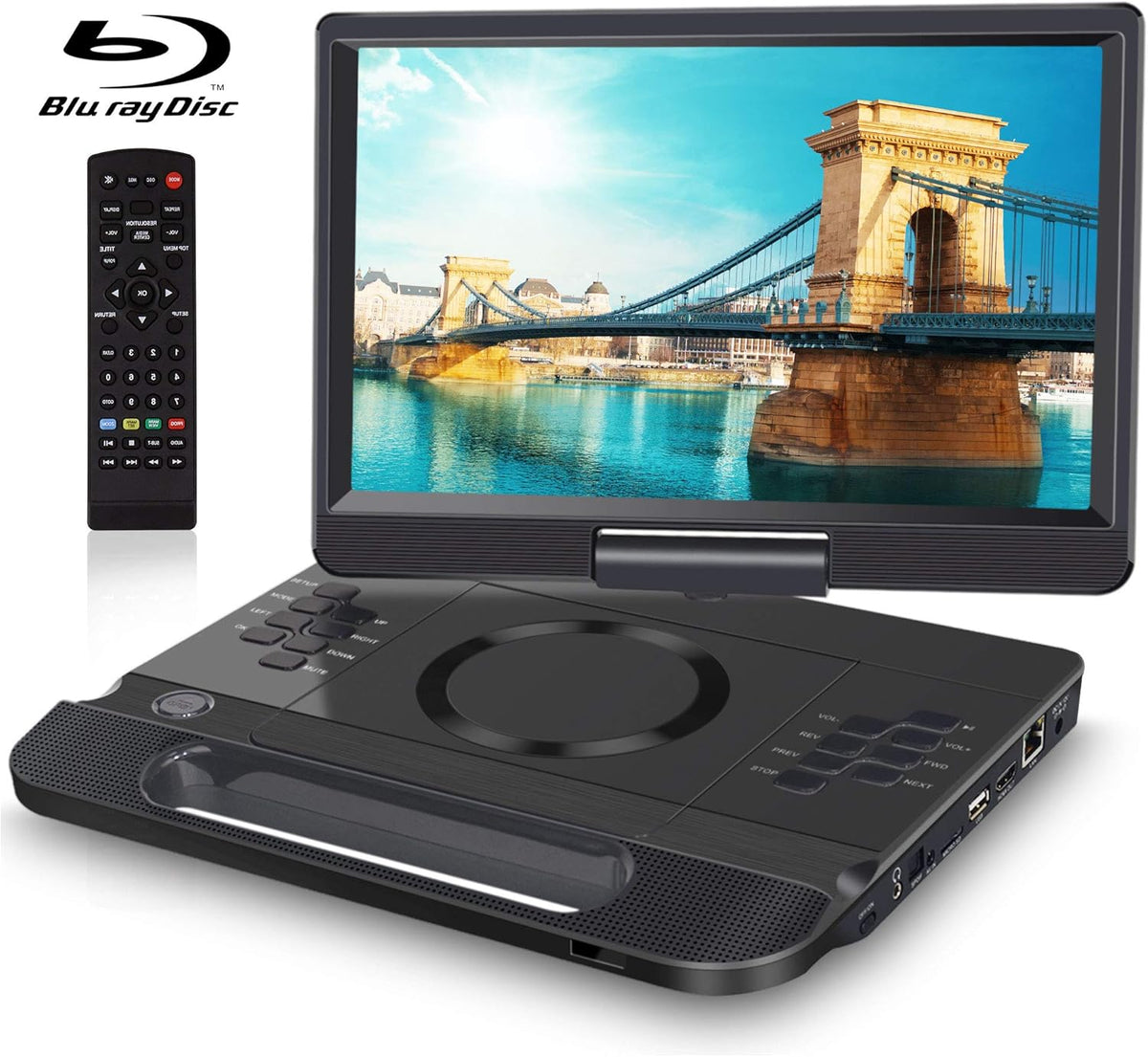 13.3 Inch Portable Bluray Player with 12 HD Swivel Screen U233493