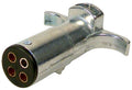 4-Pole Heavy Duty Metal Male Plug Electrical Connector, 20 per Package Z9420