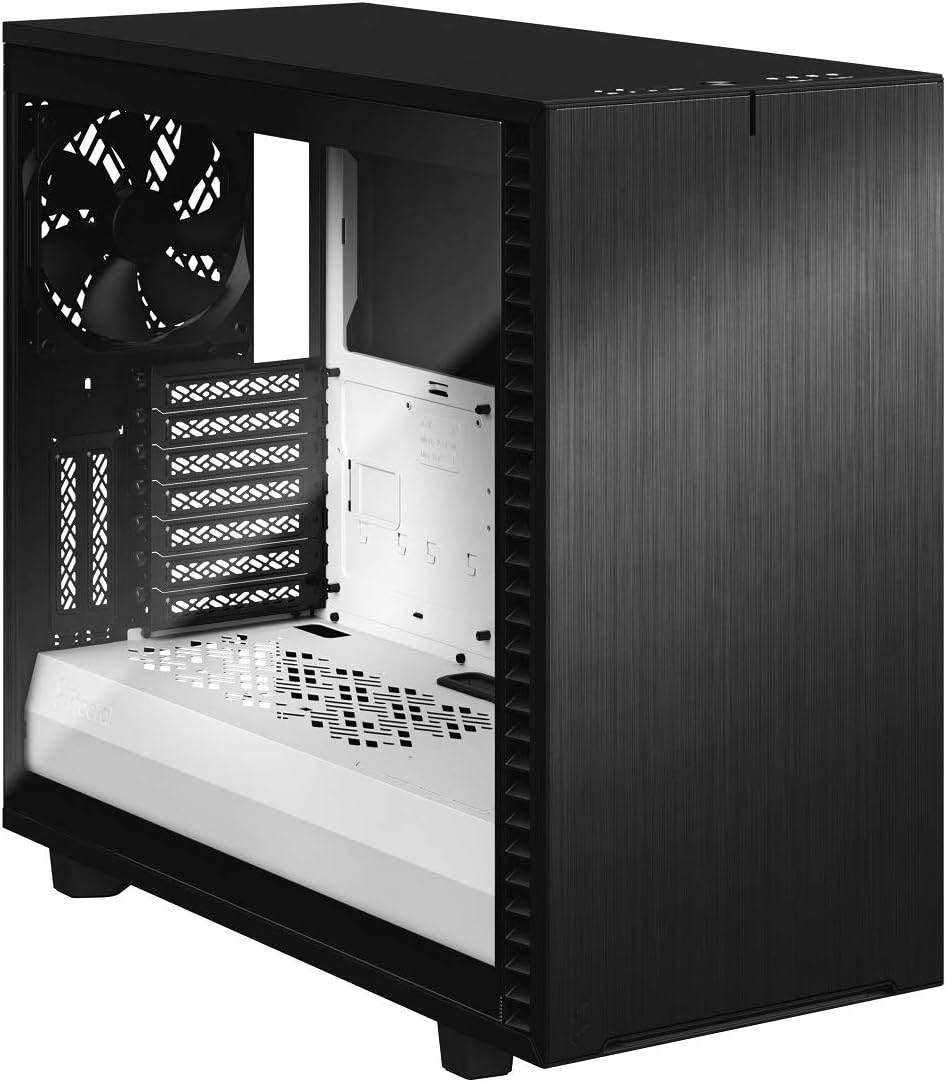 Black Brushed Aluminum/Steel Mid Tower Computer Case T41544