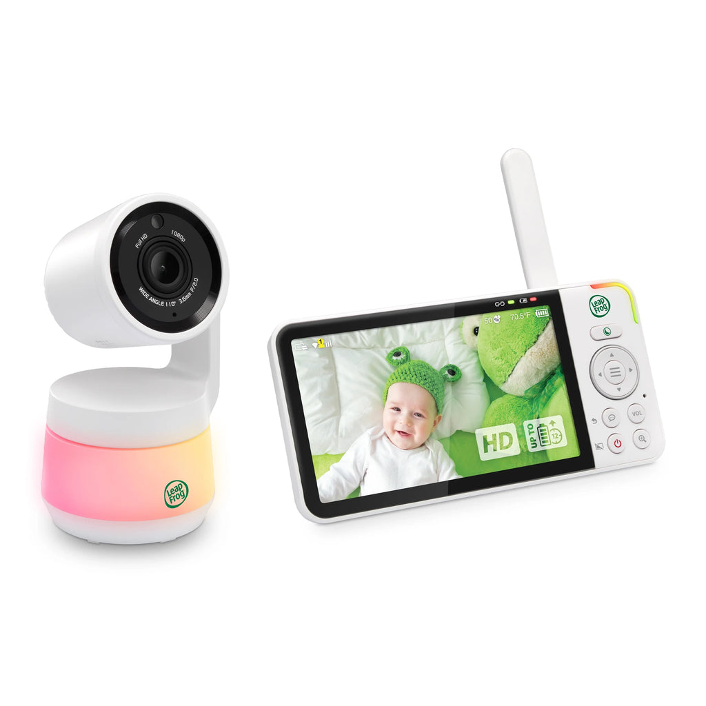 White 1080p WiFi Video Baby Monitor with 5" Display R182