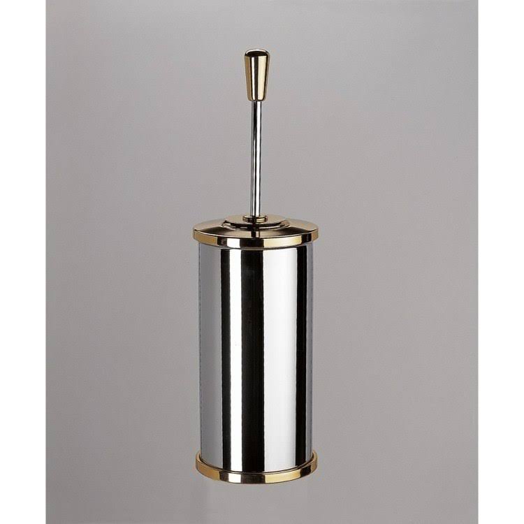 Gold Toilet Brush and Holder U4878