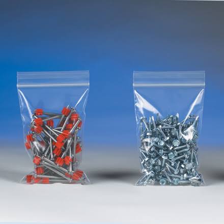 10 x 24 in. 4 Mil Reclosable Poly Bags D9468