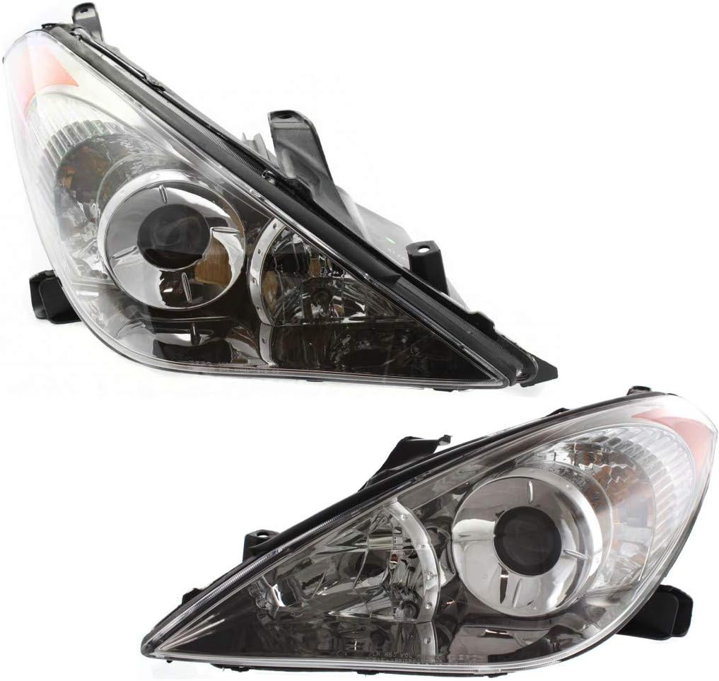 2004 2005 2006 Toyota Solara Head Light Assembly Driver Side with Bulbs K67430