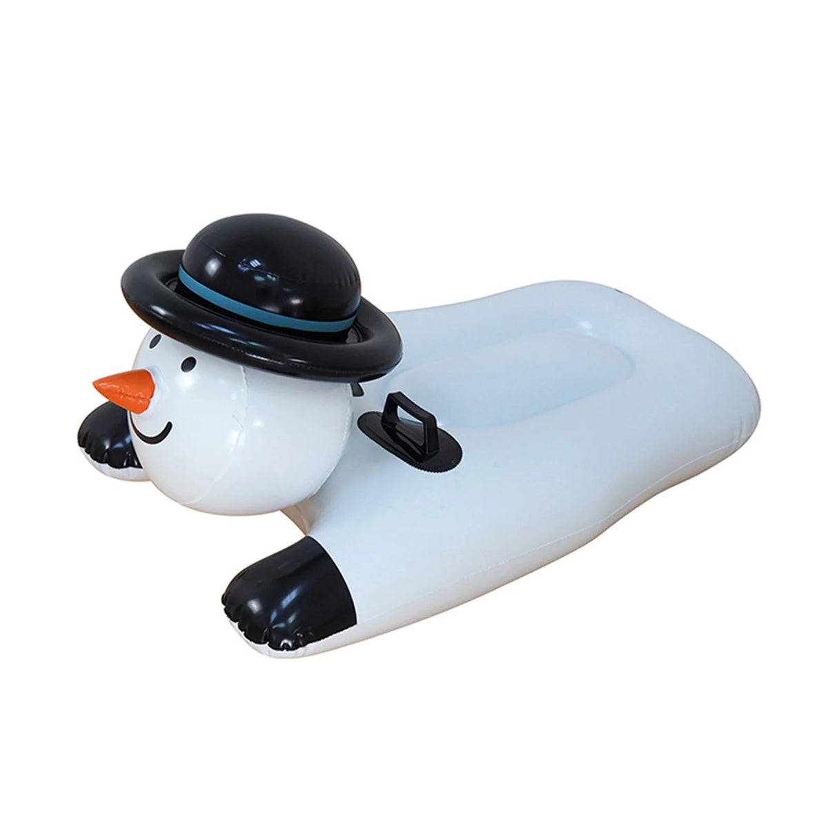 Inflatable Snowman Ski Ring Christmas Sleigh L3644