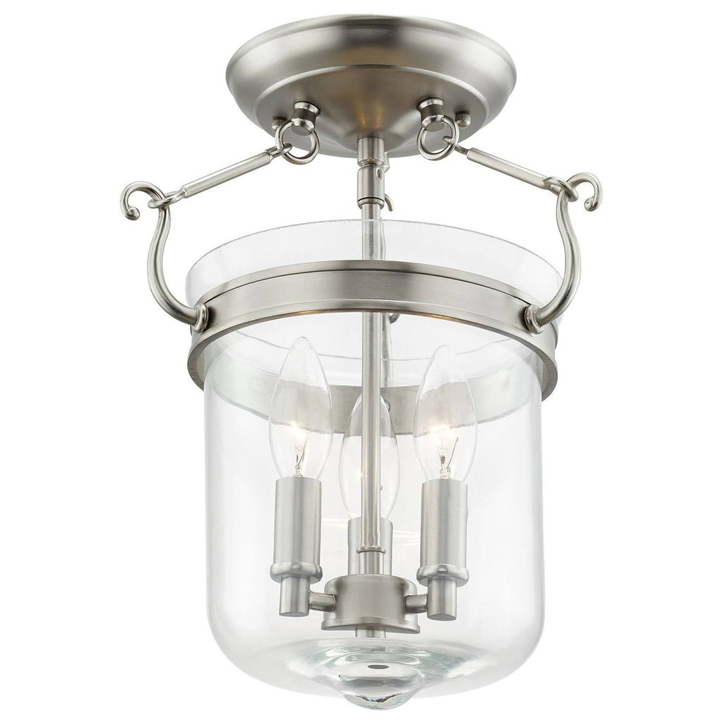 Bronze 3 Light Ceiling Mount I285