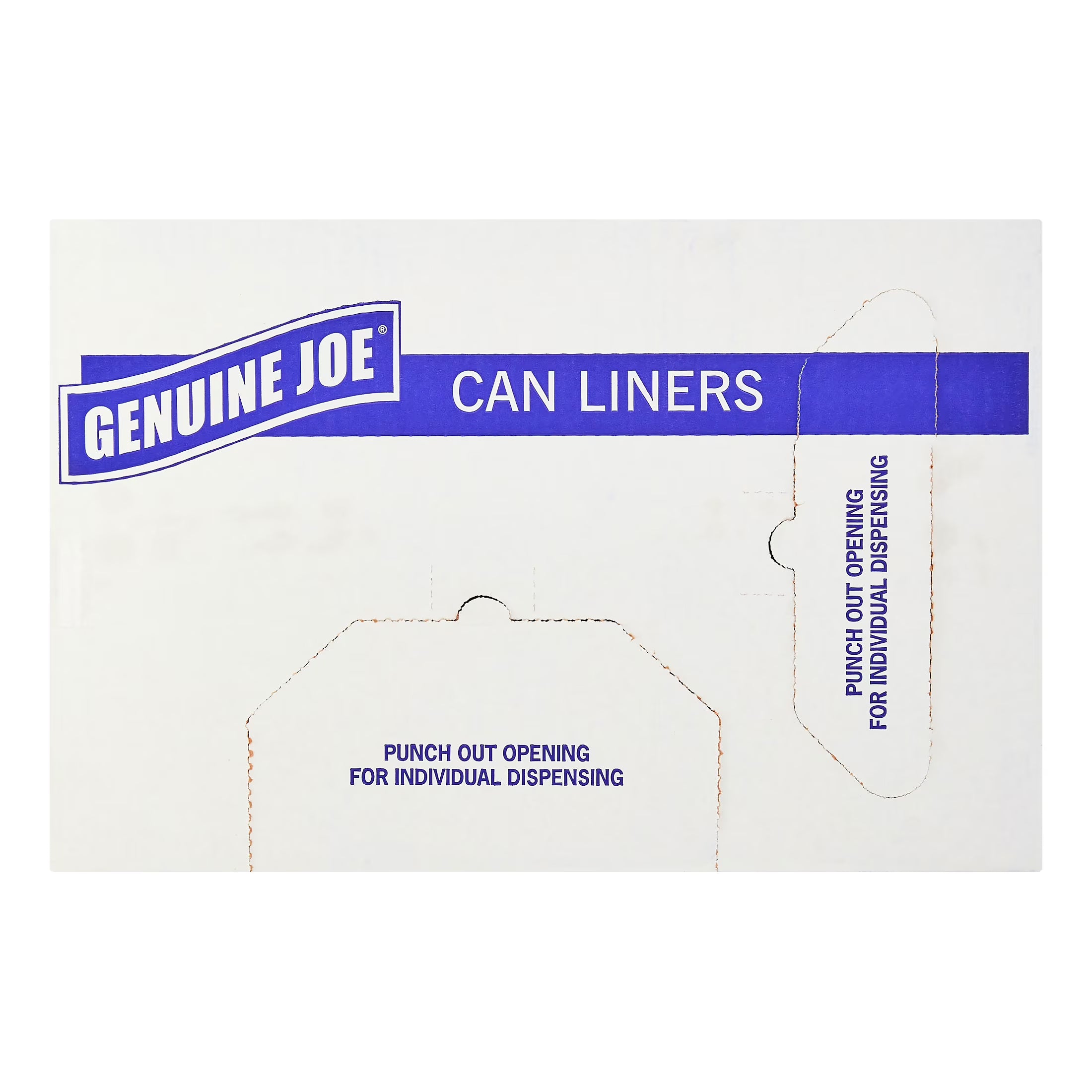 Black 60 Gallon Trash Can Liners, 50 per Box L76686